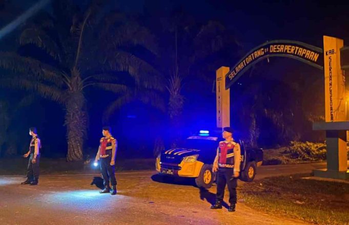 Polres Tebingtinggi Patroli Skala Besar, Antisipasi Tawuran – Geng Motor