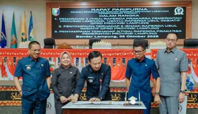 DPRD Terima Usulkan Tiga Raperda Baru, Termasuk Perubahan Status BUMD dari Pemprov Lampung