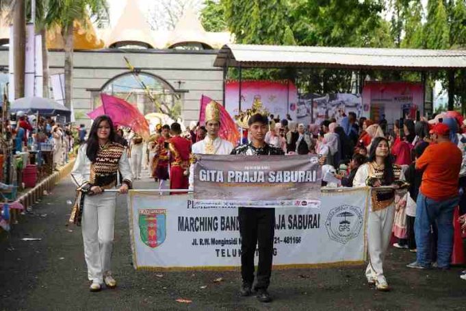 Marching Band Gita Praja Saburai Raih Juara Umum Kejurnas Marching Band Piala Kemenpora RI 2025