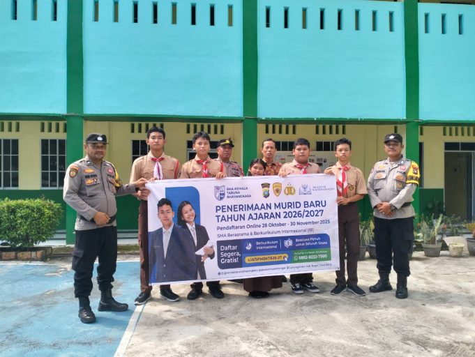 Polsek Tanjungpinang Timur Gelar Sosialisasi Penerimaan SMA Kemala Taruna Bhayangkara