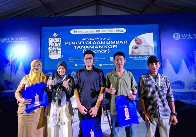 Tidak Hanya Ngopi, Pengunjung Lampung Fest Belajar Mengolah Limbah Kopi Jadi Produk Hijau