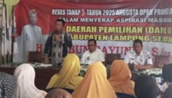 Aribun Sayunis Meminta Anggaran OPD Dinaikan 100% Demi Wujudkan Aspirasi Masyarakat