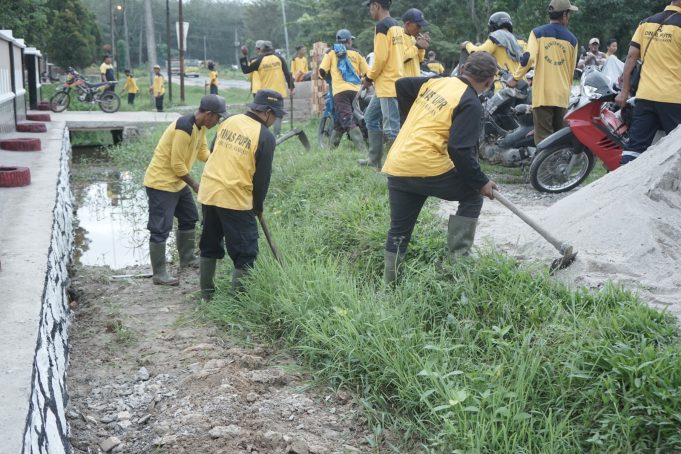 Pemkab Asahan Dorong Gotong Royong Massal di Kawasan Rawan Genangan