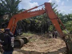 Holding Perkebunan Nusantara Melalui PTPN IV PalmCo Kerahkan Alat Berat Perbaiki Tanggul Jebol