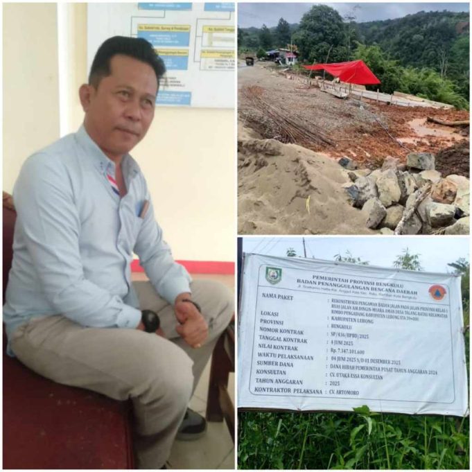Kontraktor CV Artomoro Arogan, PPK Bengkulu : Tak Benar Diperpanjang Sampai April