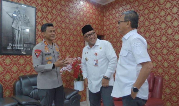 Perkuat Sinergi Forkopimda, Wali Kota dan Wakil Wali Kota Tanjungpinang Terima Silaturahmi Kapolresta Baru