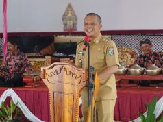 Bupati Riyanto Pamungkas Hadiri HUT Ke-75 Pekon Nusa Wungu