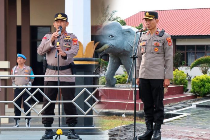 Wakapolres dan Kasat Reskrim Polres Pringsewu Berganti