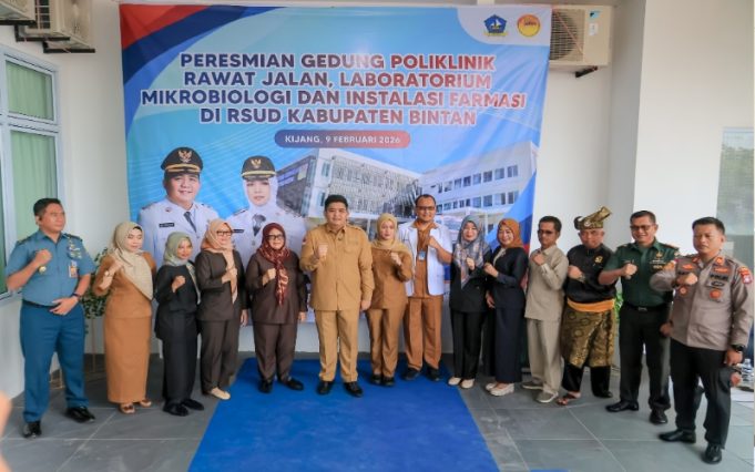 Bupati Bintan Resmikan Gedung Poliklinik Rawat Jalan, Laboratorium Mikrobiologi, dan Instalasi Farmasi RSUD Bintan