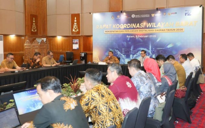 Sekda Batam Tegaskan Komitmen Digitalisasi Keuangan Daerah, Hadiri Rakorwil P2DD Kepri 2026 di BI