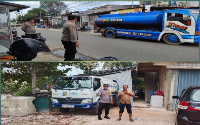 Polda Kepri Turun Langsung Kawal 199 Trip Air Bersih Di Batam, Warga Diminta Tetap Jaga Kamtibmas