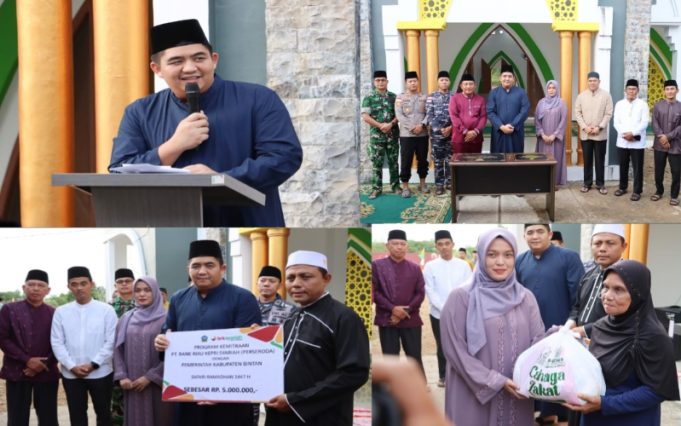Dari Mantang, Safari Ramadan Perdana Bupati Bintan Ditandai Peresmian Masjid Besar Jannatul Bahri