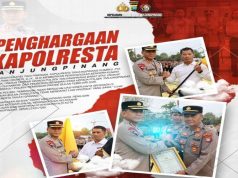 Kapolresta Tanjungpinang Pimpinan Apel Pagi, Sekaligus Pemberian Penghargaan Personel Berprestasi