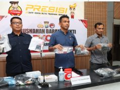 Pemusnahan Barang Bukti Narkotika, Sat Resnarkoba Polresta Tanjungpinang Musnahkan 88,41 Gram Sabu