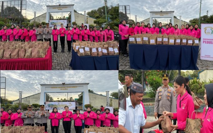 Polres Bintan dan Bhayangkari Tebar Kebaikan, 200 Paket Takjil Dibagikan di Tanjung Uban