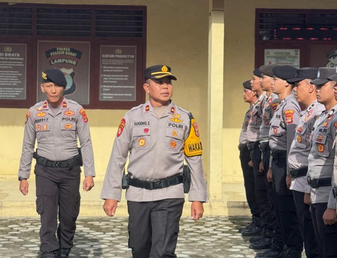 Polres Pesibar Gelar Apel Operasi Keselamatan Krakatau