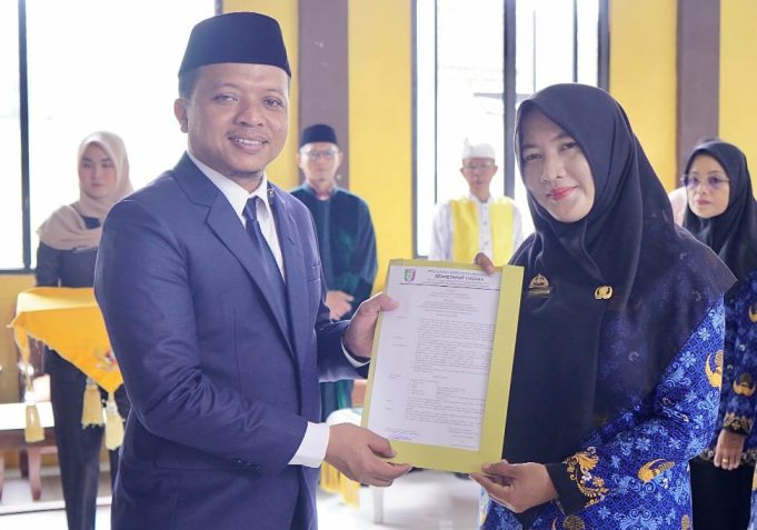 Bupati Pringsewu Lantik Puluhan Kepala Sekolah – Pejabat Fungsional Guru