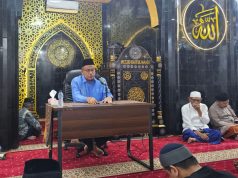 Sekdaprov Sumbar Laksanakan Tarawih Perdana di Masjid Baitul Haadi, Aur Duri Indah