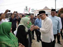 Gubernur Mirza dan Ibu Purnama Wulan Sari Laksanakan Safari Ramadan di Lampung Tengah