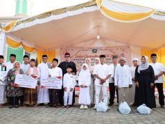 Wabup Bintan Deby Maryanti Safari Ramadan di Gunung Lengkuas, Serahkan Bantuan untuk Masjid dan Anak Yatim