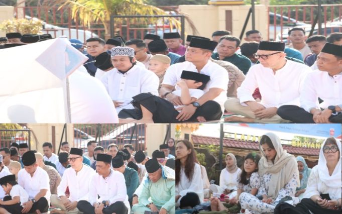 Kapolres Bintan Pimpin Sholat Idul Fitri 1447 H dan Halal Bihalal, Pererat Soliditas Personel