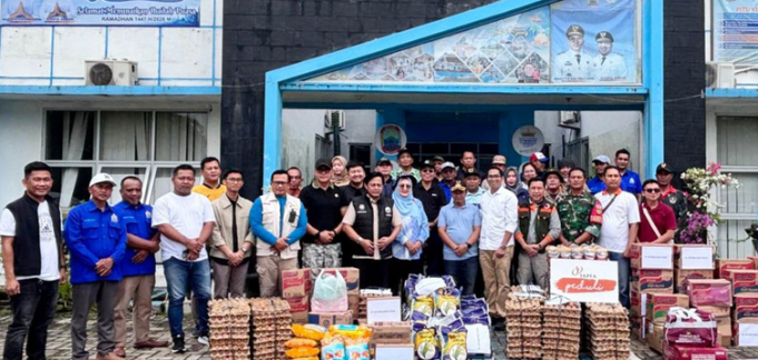 Respons Cepat Pemkab Lamsel, 1.175 KK Korban Banjir Disalurkan Bantuan