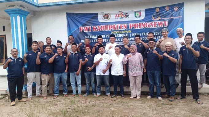 Bupati Riyanto Pamungkas Hadiri Bukber PWI Pringsewu