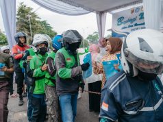 Kolaborasi TP. PKK, DWP dan OPD Lampung Bagikan Paket Takjil Ramadan