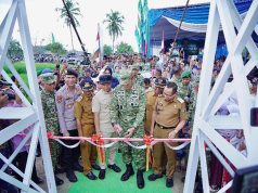 Pangdam XXI Radin Inten Resmikan Jembatan Garuda di Pringsewu