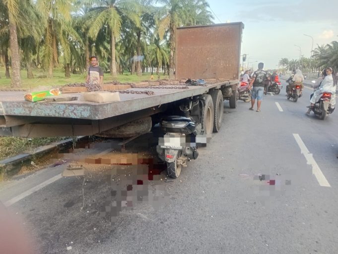 Motor Nmax Tabrak Belakang Truk Fuso, Pelajar di Sergai Meninggal Dunia
