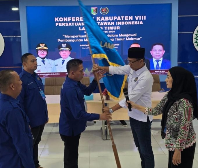 Terpilih Kembali, Mukhlis Pimpin PWI Lamtim Periode 2026-2029