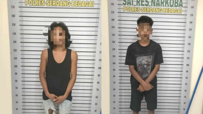 Dua Orang Pria Warga Pancer Sergai Ditangkap, 3 Plastik Klip Diduga Sabu Diamankan