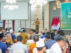 Hadiri Halal Bihalal KONI, Mahyeldi Ajak Insan Olahraga Sukseskan Porprov 2026