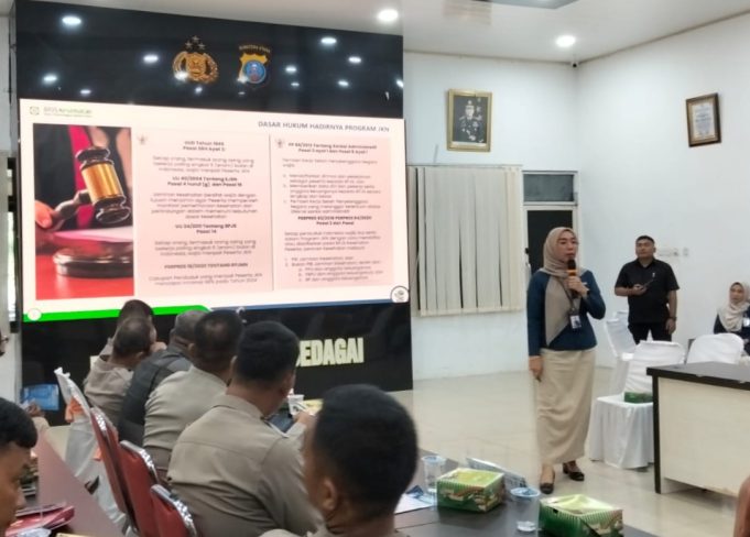 Gandeng BPJS Kesehatan, Polres Sergai Gelar Sosialisasi Program JKN