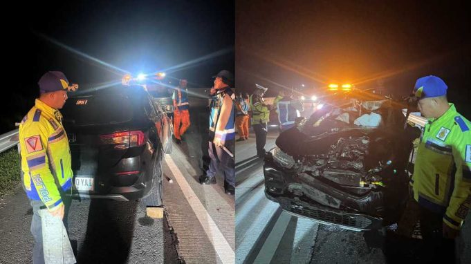 Olah TKP Laka Lantas Tol KM 70 A, Polres Sergai : Pastikan Kesiapan Diri Sebelum Mengemudi