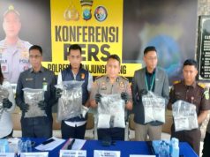 Satresnarkoba Polresta Tanjungpinang Musnahkan 4,6 Kg Sabu dan 4,5 Kg Ganja, Empat Tersangka Diamankan