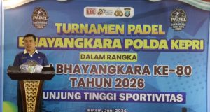 Polda Kepri Resmi Buka Turnamen Padel Bhayangkara 2026, Perkuat Sinergi Polri dan Masyarakat di Hari Bhayangkara ke-80