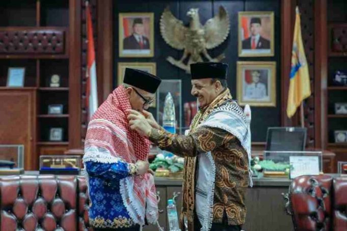 Terima Dubes Palestina, Gubernur Mirza: Solidaritas Lampung Lahir dari Ketulusan