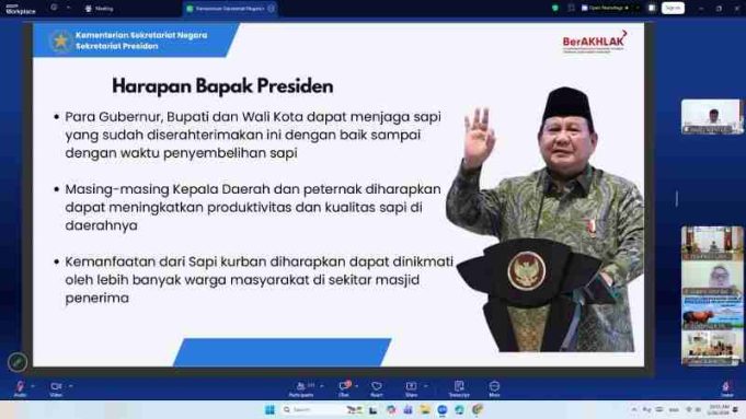 Pemprov Lampung Terima Sapi Kurban Bantuan Presiden untuk Iduladha 2026