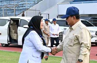 Bunda Eva Sambut Kedatangan Presiden Prabowo, Dukungan Pemkot Bandar Lampung Terhadap Munas XVIII HIPMI