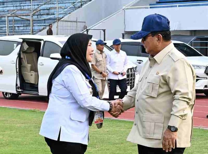 Bunda Eva Sambut Kedatangan Presiden Prabowo, Dukungan Pemkot Bandar Lampung Terhadap Munas XVIII HIPMI