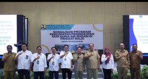 BUPATI ASAHAN HADIRI SOSIALISASI PROGRAM PERCEPATAN PENINGKATAN TATA GUNA AIR IRIGASI TAHUN 2026