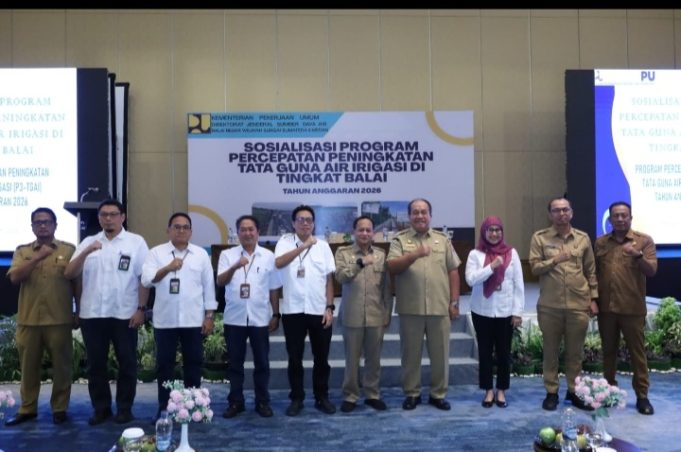 BUPATI ASAHAN HADIRI SOSIALISASI PROGRAM PERCEPATAN PENINGKATAN TATA GUNA AIR IRIGASI TAHUN 2026
