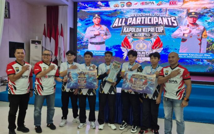 Polresta Tanjungpinang Juara I Turnamen Mobile Legends Kapolda Kepri Cup, Wakili Polda Kepri ke Kejuaraan Mabes Polri