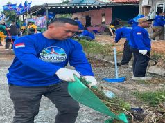 Partai Demokrat Bintan Gelar Gerakan Indonesia ASRI Langit Biru, Sambut HUT ke-25 dengan Kerja Bakti Massal