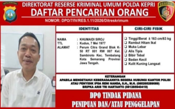 Polda Kepri Serahkan Tersangka Kasus Penipuan dan Penggelapan ke Kejari Tanjungpinang, Berkas Perkara Resmi P-21
