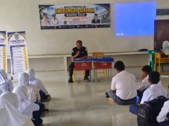 Edukasi Bermedia Sosial di Bintan, Kasi Humas Polres Bintan Ingatkan Siswa SMKN 1 Gunung Kijang Bijak Gunakan Media Sosial
