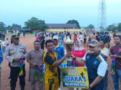 Penutupan Turnamen Sepak Bola Desa Kelong Cup VII 2026 Berjalan Aman, PSM FC Juara, Polres Bintan Perkuat Pengamanan