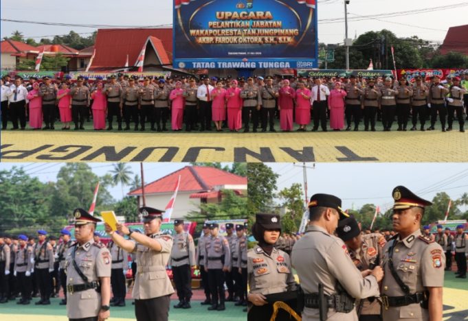 Kapolresta Tanjungpinang Lantik AKBP Farouk Oktora sebagai Wakapolresta, Perkuat Kinerja dan Pelayanan Polri