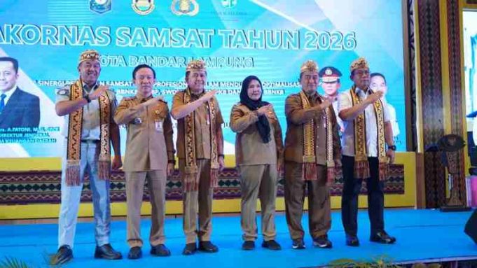 Rakornas Samsat 2026, Eva Dorong Inovasi Layanan Pajak dan Promosikan Bandar Lampung